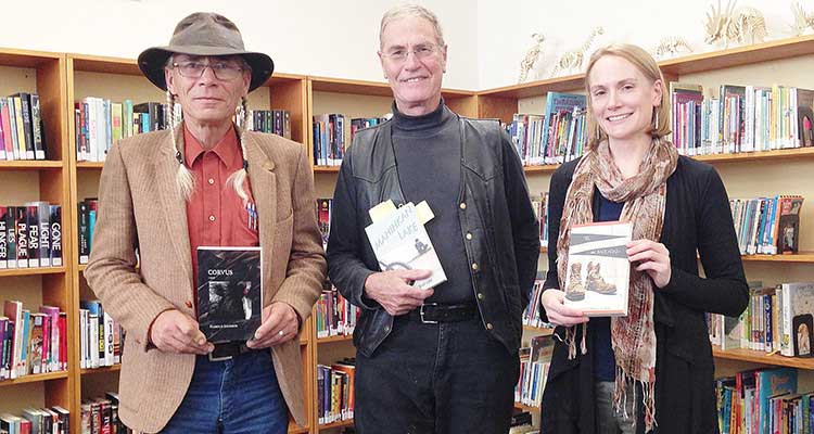 Authors launch new books