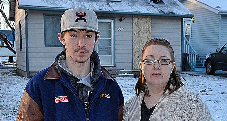 Fire victims experience break-in