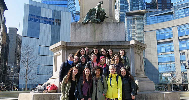 CHS visits NYC