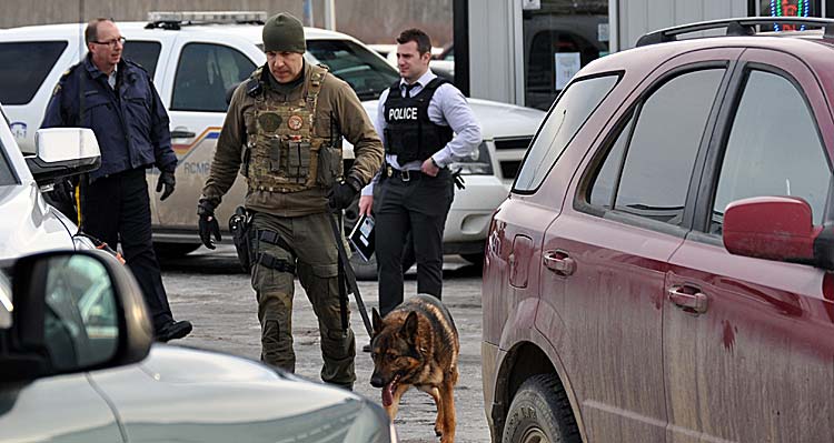 RCMP execute warrant