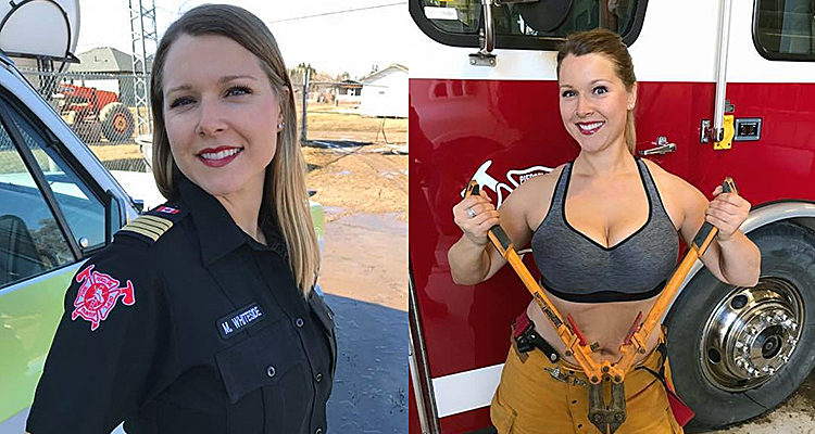 Firefighter featured in calendar