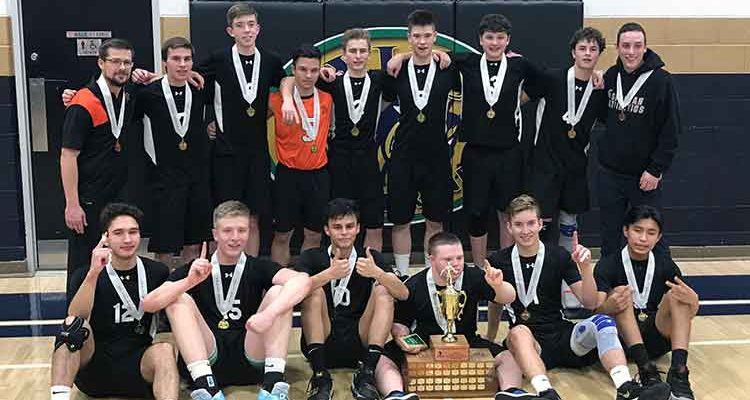 CHS boys win v-ball provincials