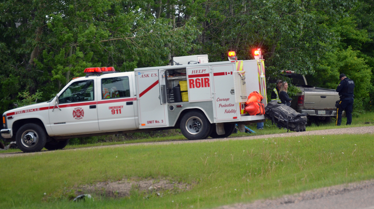 Highway reopens following two-vehicle crash