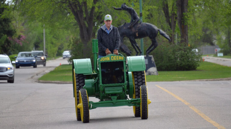 M.L. man drives family tractor for first time in decades