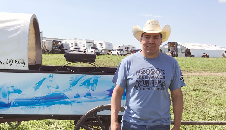 New chuckwagon driver makes his mark