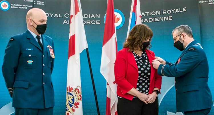 Former M.L. resident receives NATO Special Service Medal