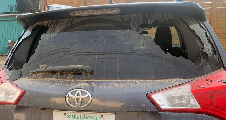 Vehicle vandalism deemed random in nature