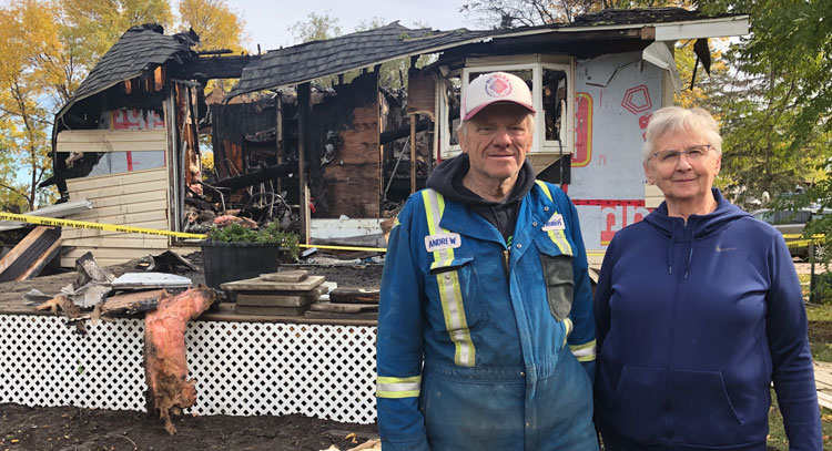 Fire destroys home of more than 40 years