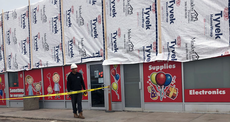 Meadow Lake Mall undergoing facelift