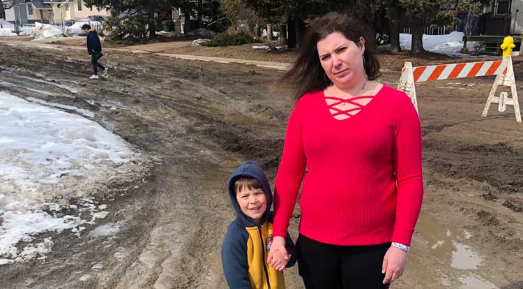 Resident speaks up about unfinished road project