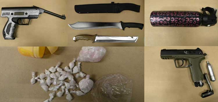 RCMP lay weapons, drug charges