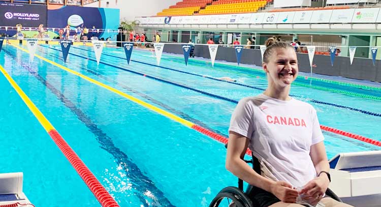 Former M.L. athlete takes silver at Para Swimming worlds