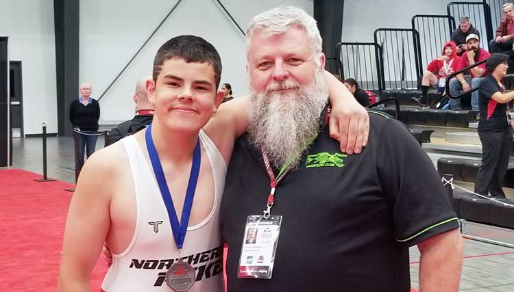 Wrestlers compete on national stage