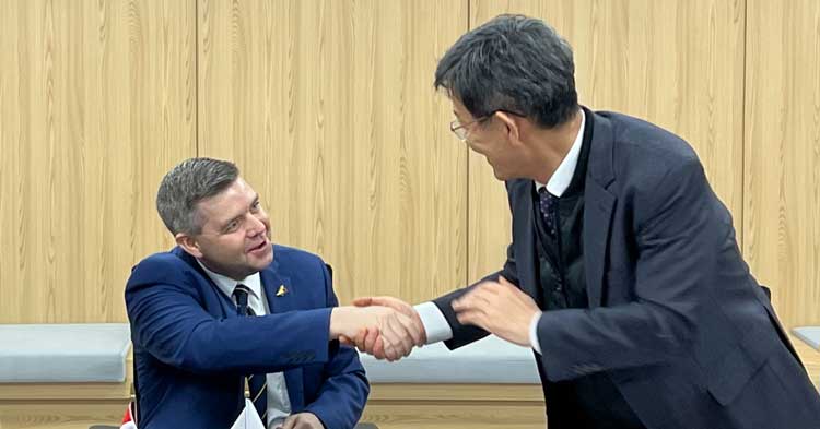 MLA Harrison visits South Korea