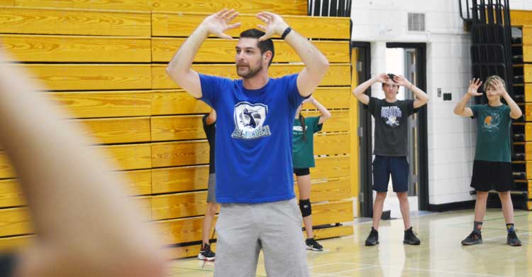 Volleyball camp prepares athletes for upcoming season