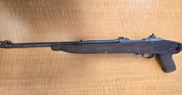 RCMP seize prohibited firearm, arrest male for assault