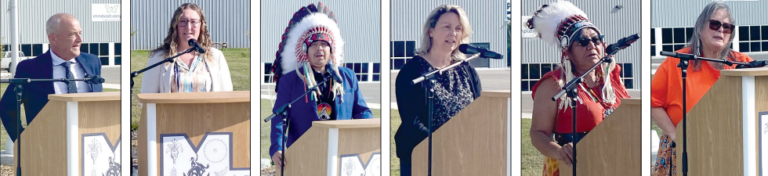 Treaty 6, Métis flags raised