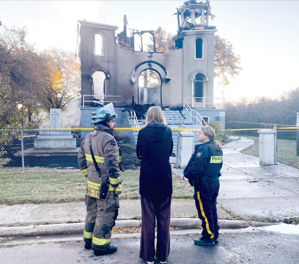 All Saints Orthodox Church destroyed